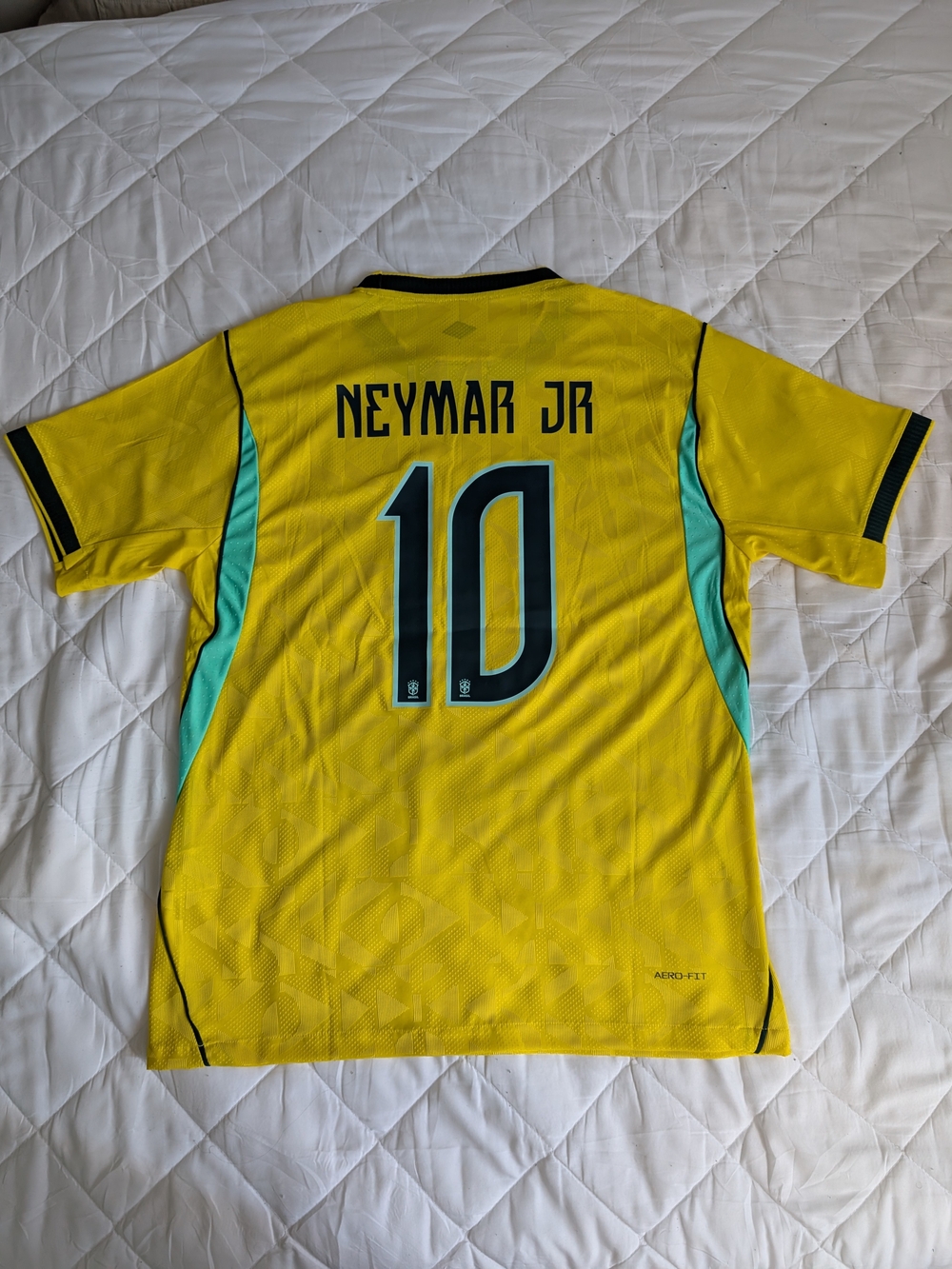 Nike Yellow Neymar Jr #10 Soccer Jersey 2026 NEW